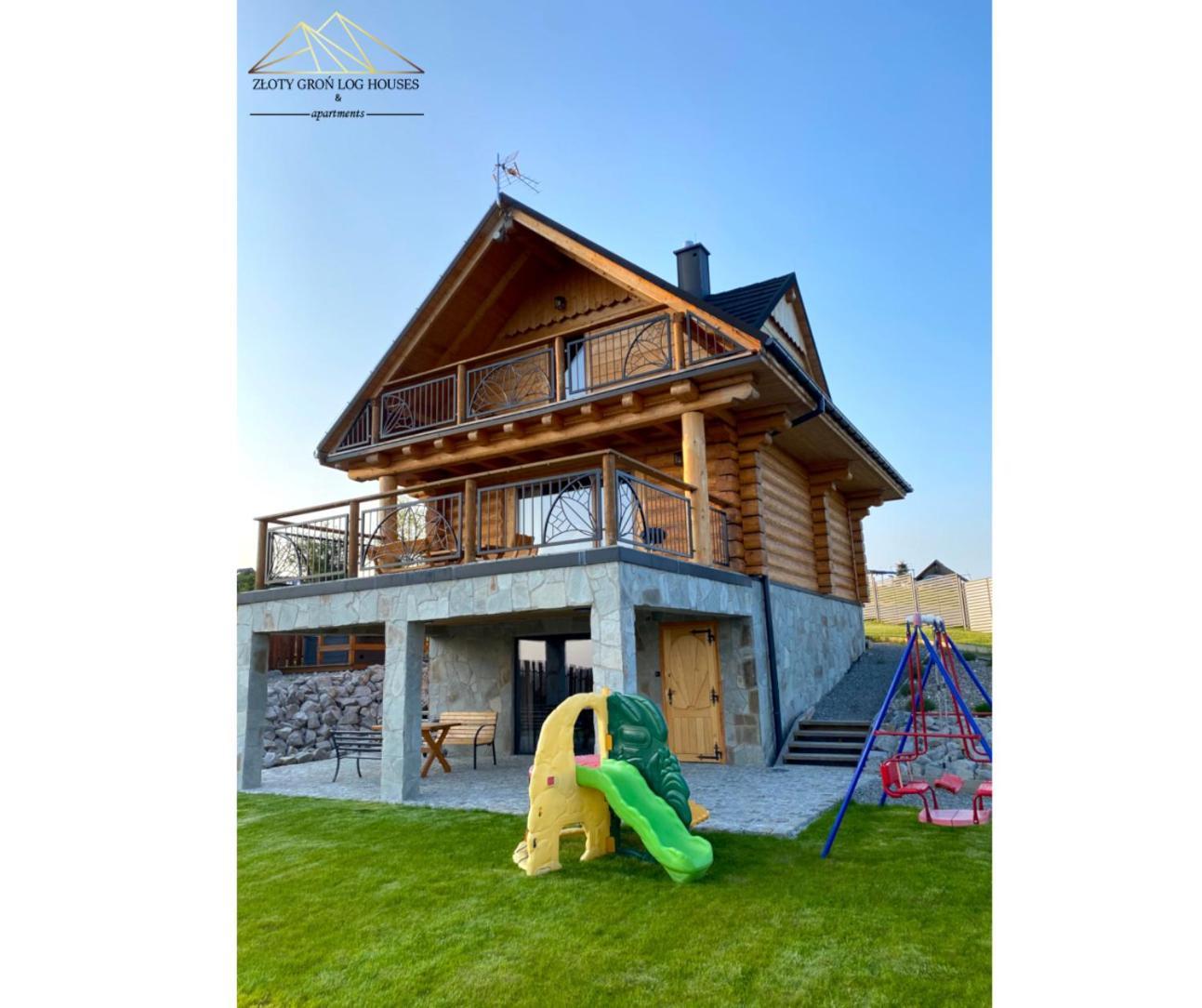Zloty Gron Log Houses & Apartments Istebna Exterior foto