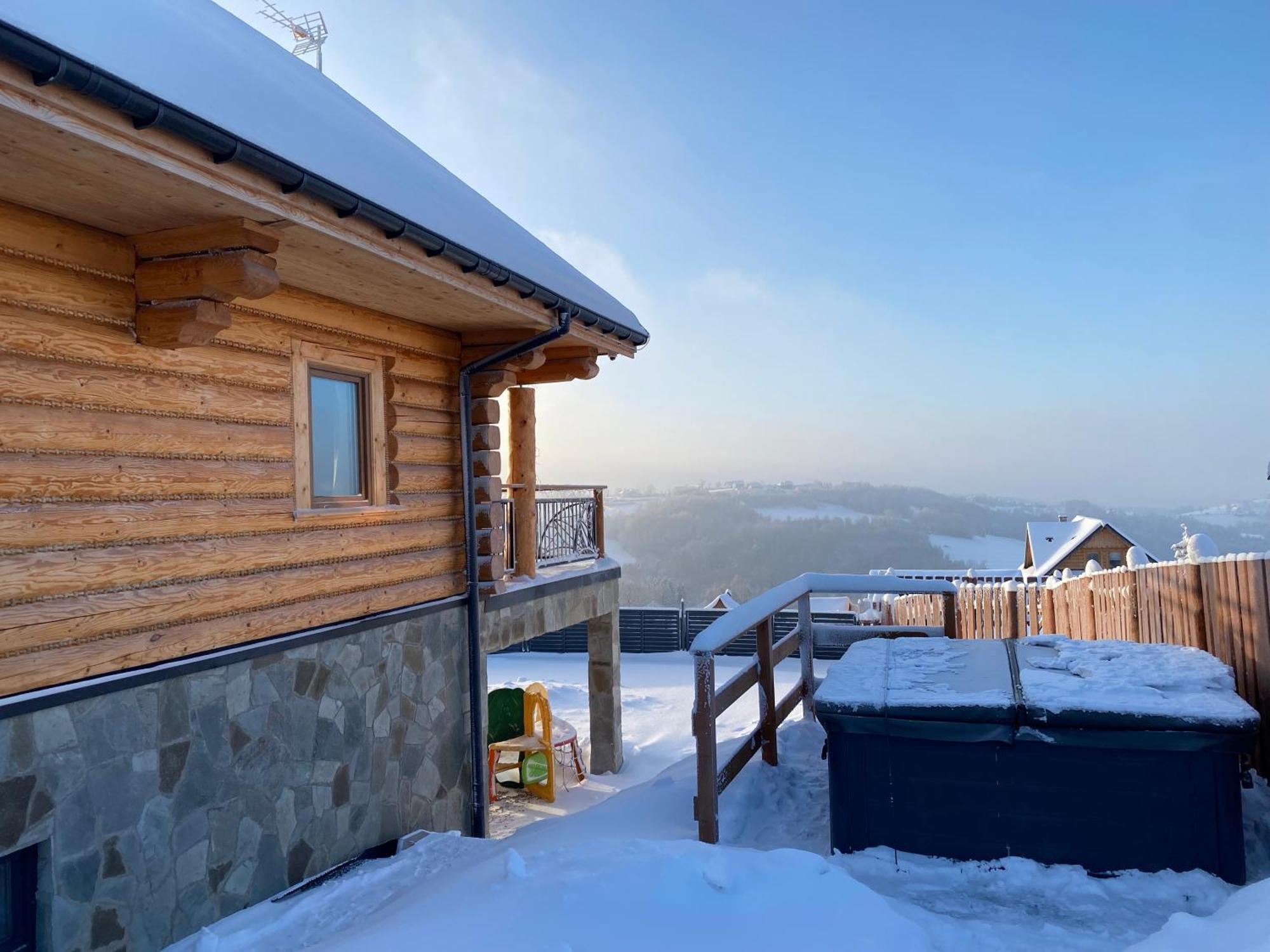 Zloty Gron Log Houses & Apartments Istebna Exterior foto