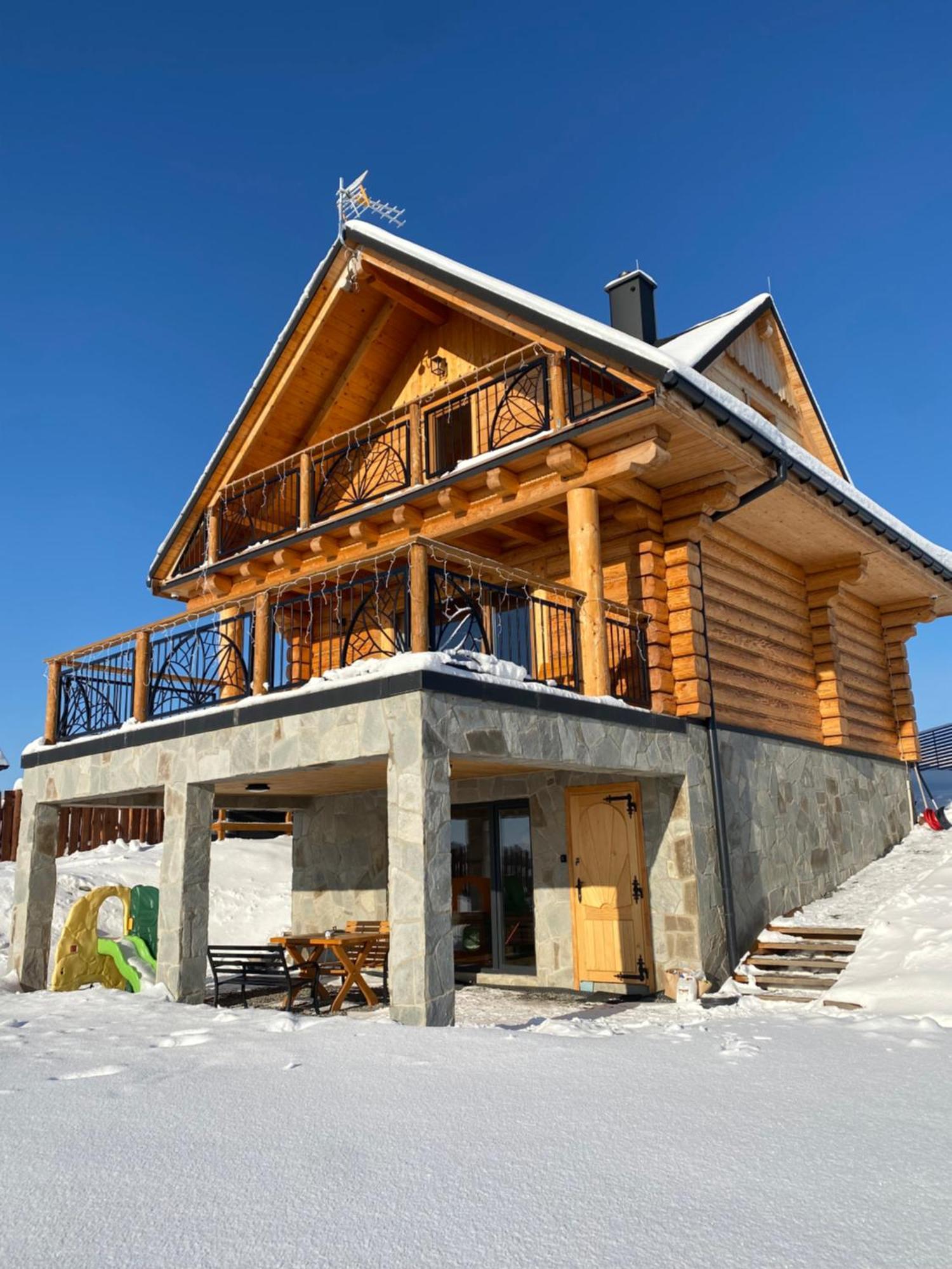 Zloty Gron Log Houses & Apartments Istebna Exterior foto